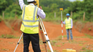 تعیین مساحت قطعه زمین