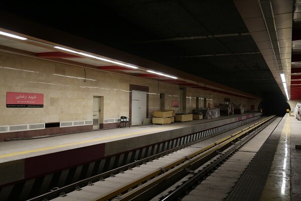 سیزدهمین ایستگاه خط شش به زودی بهره‌برداری می‌شود